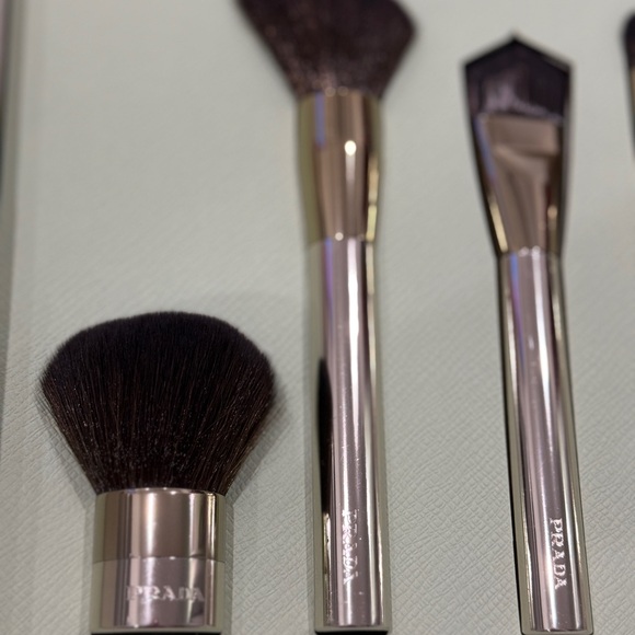 Prada Silver Makeup Brush Set - Picture 6 of 8